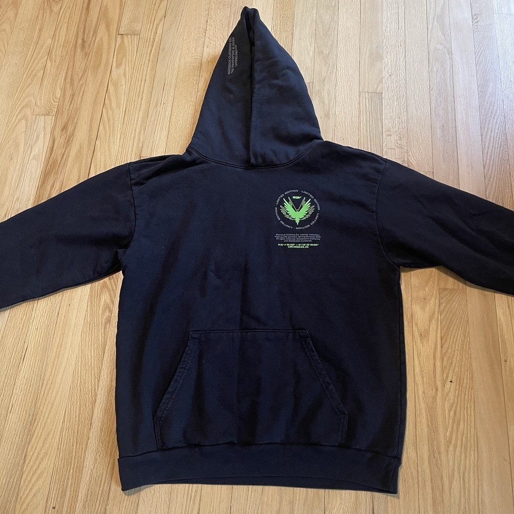 Maverick Clothing Co Black Pullover Hoodie 2020 Limited Edition Heavy Men's XL